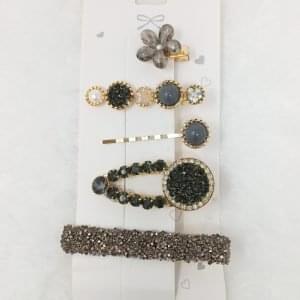 white pearl and stone women hairpin hair accessories3