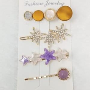 white pearl and stone women hairpin hair accessories3