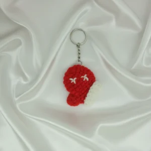 handmade and crochet santa clause gloves