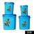 Container Set For Kitchen Storage Airtight & Food Grade Plastic (Pack of 4) (3000ml,2000ml,1500ml,500ml)