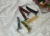 Printed Banana Clip and  Mirchi Clutcher for Women and Girls (Pack of 6 Pcs)