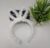 1 pc White Fur Velvet Bunny Ear Hair Band For Girls Kids Toddlers Rabbit Hair Band (White)- Pack of 1 pc