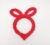 1 pc Red Fur Velvet Bunny Ear Hair Band For Girls Kids Toddlers Rabbit Hair Band (Red)- Pack of 1 pc