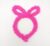 1 pc Fur Velvet Bunny Ear Hair Band For Girls Kids Toddlers Rabbit Hair Band (Pink, Red Violet, Sky Blue, Red, Maroon, White)- Pack of 1 pc