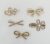 Black and white Korean clip for women and girls (5 clips) Hair Clip Hairpin Hair Accessories (Pack of 1 Card)