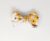 1 pc White Floral Bow Hair Clips for Women Silk Hair Barrettes Metal Hair Pins for Party Wedding Daily Wear (White Hair Bow Clip)- Pack of 1 Pc