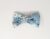 1 pc Sky Blue Floral Bow Hair Clips for Women Silk Hair Barrettes Metal Hair Pins for Party Wedding Daily Wear (Sky Blue Hair Bow Clip)- Pack of 1 Pc