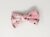 1 pc Pink Floral Bow Hair Clips for Women Silk Hair Barrettes Metal Hair Pins for Party Wedding Daily Wear (Pink Hair Bow Clip)- Pack of 1 Pc