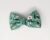 1 pc Teal Floral Bow Hair Clips for Women Silk Hair Barrettes Metal Hair Pins for Party Wedding Daily Wear (Teal Hair Bow Clip)- Pack of 1 Pc