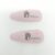 2 pcs Pink Bunny Printed Baby Hair Clip for Girls Toddlers Kids (Pink)- Pack of 2 Pcs