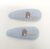 2 pcs Rabbit Printed Baby Hair Clip for Girls Toddlers Kids (Sky Blue, Pink, Light Green, Pink, Yellow)- Pack of 2 Pcs