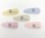 5 pcs Multicolor Rabbit Printed Baby Hair Clip for Girls Toddlers Kids (Sky Blue, Pink, Light Green, Pink, Yellow)- Pack of 5 Pcs