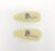 2 pcs Yellow Rabbit Printed Baby Hair Clip for Girls Toddlers Kids (Yellow)- Pack of 2 Pcs