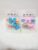 4 Pcs Sky Blue and Peach Glitter Butterfly Cute Baby Hair Clips Set Baby Hairpin For Kids Girls Hair Accessories Hair Clip