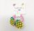 3 pcs Baby Pink Cute Pineapple Fruits Design Hair Bands For Girls Rubber Band (Baby Pink)- Pack of 3 Pcs