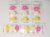 Cute Owl Hair Clips For Girls Colorful Cloud Lemon Hairpins Cartoon Barrettes Hairclip Set Children Hair Accessories Yellow, Pink, White (5 Cards)