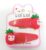 2 pcs Red Cute Pineapple Fruit Tic Tac Hair Clip For Girls, Kids And Toddlers (Red)- Pack of 2 Pcs