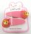 2 pcs Rose Pink Cute Pineapple Fruit Tic Tac Hair Clip For Girls, Kids And Toddlers (Rose Pink)- Pack of 2 Pcs