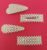 4 pcs Fancy Pearl Clips Rectangle/Heart/Triangle Pearl Clips Korean Style Hair Clips for Girls/Womens- Pack of 4 Pcs