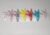 Multicolor Glitter Sequin Princess Crown Hair Clips with Alligator Hair Clips Set for Girls Toddlers Kids Party (Multicolor, 1 Card)