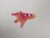 Red Glitter Sequin Princess Crown Hair Clips with Alligator Hair Clips for Girls Toddlers Kids Party (Red, 1 Pcs)