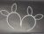 Graceful Pearl Beads Decoration Bunny Hair Band Headband for Kids, Girls and women | Pearls Party Bunny Hairbands (Pack of 2 pcs)