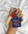 Handmade Crochet Rohit Sharma Mumbai Indians Jersey Keychain – Cricket Lover Gift, Cute Mini Keyring (Pack of 1)