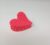 Hot Pink Heart Shape Hair Claw Clip Strong Hold Hair Clutcher ( Hot Pink)- Pack of 1 Pc