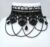 Black Heart Shaped Fabric Choker Necklace Adjustable Fancy Party Wear Fabric Choker for Women