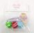 4 pcs Multicolor Ice Cream Design Hair Clips with Small Claws for Kids and Girls (Pink, Purple)- Pack of 4 Pcs