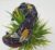 1 pc Black Knotted Floral Print Cross Knot Hair Bands | Black Headbands for Women, Girls (Black)- Pack of 1 pc
