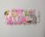 Korean Pink Clips for Baby Girls, 14 PCS Pink Hair Accessories Colorful Rainbow Candy Flower Queen Bow Pink Hair Pins Barrettes