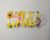 Korean Yellow Clips for Baby Girls, 14 PCS Yellow Hair Accessories Colorful Rainbow Candy Flower Yellow Hair Pins Barrettes, Hair Bows for Girls Infants toddlers kids Teens Children