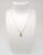 Gold Plated Chain With Solitaire Diamond in Oval Shape Pendant For Women (Pack of 1 pc)