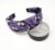 1 Pc Purple Owl print Korean Style Solid Fabric Knot with Tape Plastic Hairband Purple Headband for Girls and Women (Purple)- Pack of 1 pc
