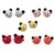 Panda Design Pink Hair Clip , Pink Chimti for Kids , Girls & Women’s (Pack of 5 Pairs)