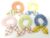 5 pcs Bunny Design Fluffy Furry Elastic Scrunchy Ponytails Holder Hair Rubber Band For Women, Girls And Kids (Yellow, Blue, light Green, Orange, Baby Pink)- Pack of 5 Pcs