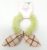 1 pc Light Green Bunny Design Fluffy Furry Elastic Scrunchy Ponytails Holder Hair Rubber Band For Women, Girls And Kids (Light Green)- Pack of 1 Pc