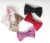 Satin Silk Hair Bow Ties Hair Clips Hairpins Satin Butterfly Hairpin for Women Girl Bowknot Hair Barrettes Accessories (5 pcs, Black, Brown, Maroon, Nude Skin, Purple)