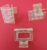 Transparent Resin Plastic Rectangle Shape Medium Hair Clutcher Clip/Claw for Girl/Women (Pack of 2 pcs)