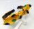 Yellow Big Polka Dot Knotted Bow Hairband Headband for Women and Girls (Pack of 1 pc)