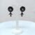 Black Circle Design Earrings For Women and Girls