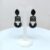 Black Leaf Design Jhumka Earrings For Women and Girls
