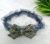 Grey Printed Bow Elastic Hairband Headband for Babies Kids Girls (Pack of 1 pc)