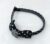 Black & White Knotty Ribbons Polka Dot Printed Bow Hairband Headband