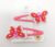 2 pcs Rose Pink Butterfly Hair Clips For Girls, Kids And Toddlers (Rose Pink)- Pack of 2 Pcs