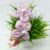Checked 2 Flowers Pink Floral Hairband Headband for Women and Girls (Pack of 1 pc)