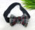 Black Checked Knot Bow Elastic Hairband Headband for Babies Kids Girls (Pack of 1 pc)