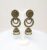 Black Circle Shaped Enamelled Stud Jhumkas with Beads and Cluster Pearl Danglers for Women and Girls