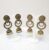 Gold-Plated Circle Shaped Stud Jhumkas with Beads and Cluster Pearl Danglers for Women and Girls (Black, Gold)